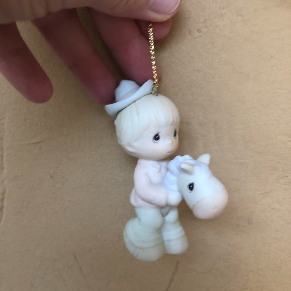 Precious Moments Ornament, boy on stick horse - Picture 5 of 5